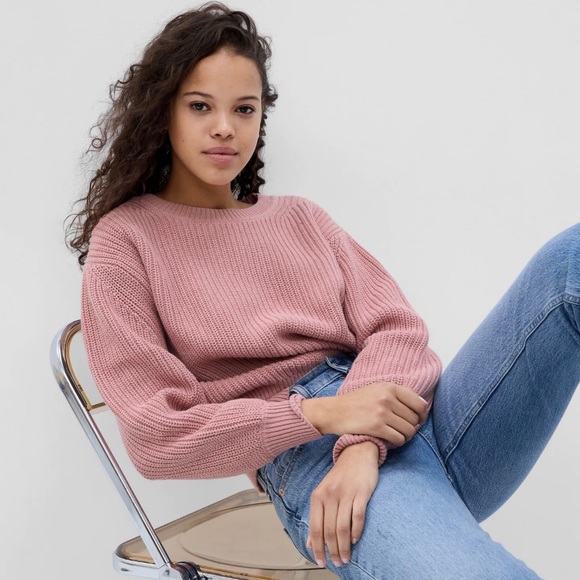 GAP Sweaters Gap Shaker Stitch Crewneck Poshmark